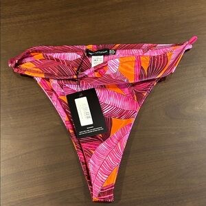NWT Pretty Little Thing Tropical Print Bikini Bottom